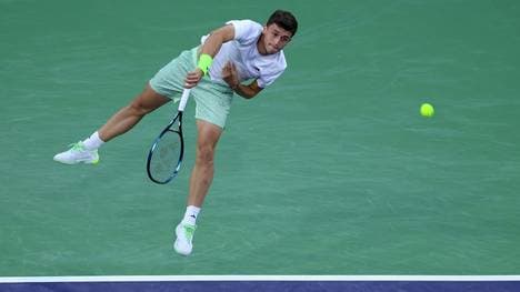 Im Achtelfinale chancenlos: Luca Nardi