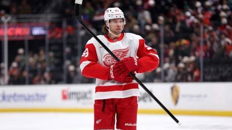 Moritz Seider von den Detroit Red Wings traf