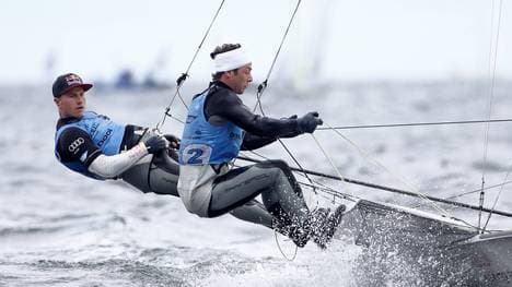 Erik Heil (l.) mit Vorschoter Thomas Plößel