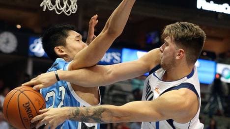 Luka Doncic war in seinem ersten Spiel für die Dallas Mavericks gleich Topscorer