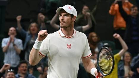 Murray steht in der zweiten Runde von Wimbledon