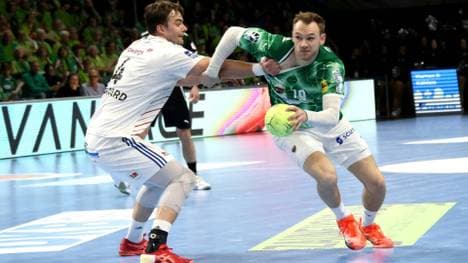 Überragt beim Sieg: Welthandballer Mathias Gidsel (r.)