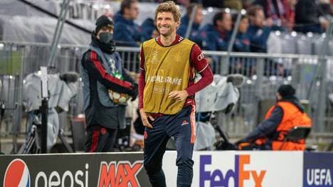 Thomas Müller ist stets zu Scherzen aufgelegt