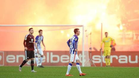 Das Fehlverhalten Fans von Hertha BSC hat ein Nachspiel