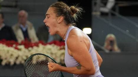Aryna Sabalenka triumphiert zum dritten Mal beim WTA-Turnier in Madrid