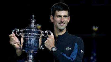 Novak Djokovic nach seinem Triumph bei den US Open 2018