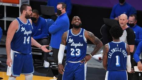 LeBron James (m.) hat eine magische Marke in der NBA erreicht