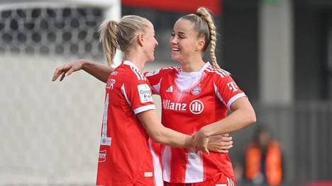 Die Bayern-Frauen führen die Tabelle an