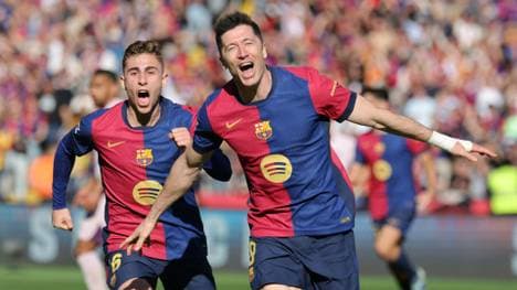 Trifft und trifft: Robert Lewandowski