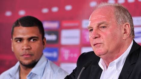 Breno (l.) stand von 2008 bis 2012 beim FC Bayern unter Vertrag