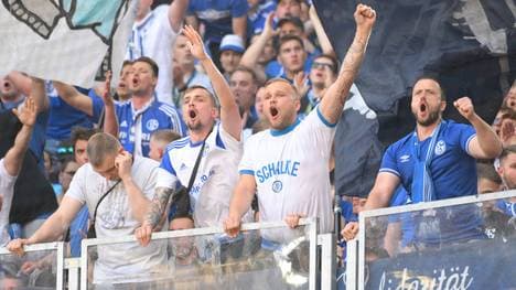 Am Support lag es nicht: Die Fans von Schalke 04 in Leipzig