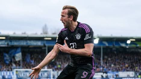 Harry Kane traf auch in Darmstadt