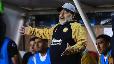 Diego Maradona trainierte zuletzt in Mexiko das Team Dorados