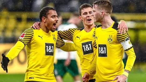 Donyell Malen und Marco Reus trafen im ersten Durchgang für den BVB