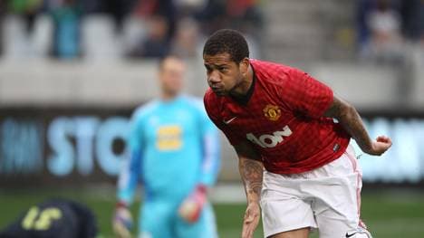 Bebé im Trikot von Manchester United