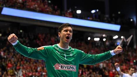 Kiels Torwart Niklas Landin könnte im Nordderby der entscheidende Mann werden