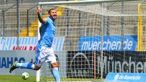 Sascha Mölders bekäme es mit 1860 München in den Aufstiegs-Playoffs zur 3. Liga mit Saarbrücken zu tun