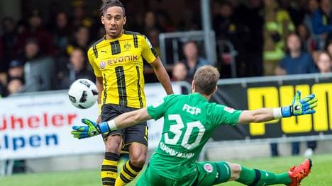 Pierre-Emerick Aubameyang im Testspiel des BVB gegen St. Pauli