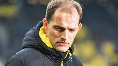 Thomas Tuchel und der BVB liegen aktuell acht Punkte hinter den Bayern auf Platz zwei