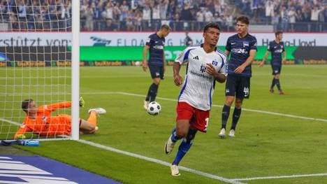 HSV-Angreifer Ransford Königsdörffer scorte erneut