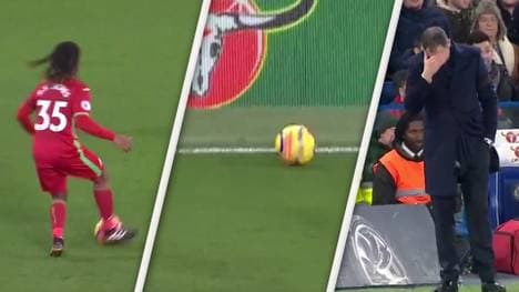 Renato Sanches (l.) trieb mit seinem Pass in die Werbebande seimem Trainer Paul Clement zur Verzweiflung