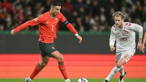 Gegen die DFB-Elf im Kader: Kapitän Cristiano Ronaldo 