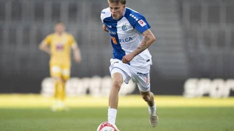 Jonathan Asp Jensen im Trikot der Grasshopper Zürich