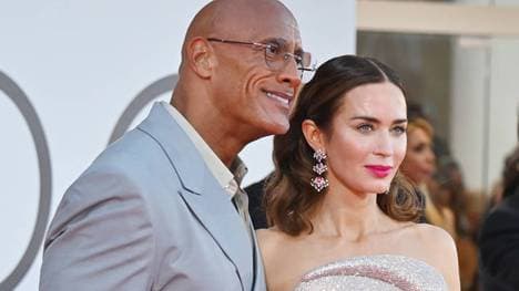 Dwayne "The Rock" Johnson und Emily Blunt bei den Filmfestspielen in Venedig
