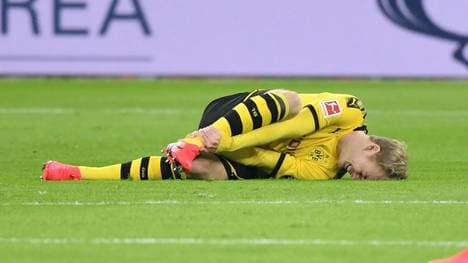 Julian Brandt verletzt sich am Sprunggelenk