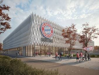 Der FC Bayern hat bei der Stadt München den Bau eines neuen Basketball-Leistungszentrums am Campus beantragt, das ab 2029 die Heimat aller Basketball-Teams werden soll.