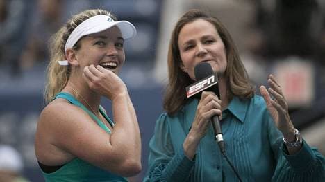 Pam Shriver (r. mit Coco Vandeweghe) ist auch als TV-Expertin profiliert
