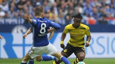 Michy Batshuayi (r.) spielte 2018 bei Borussia Dortmund