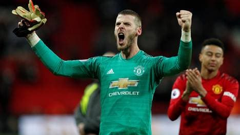 David de Gea war von den Tottenham Hotspur nicht zu bezwingen