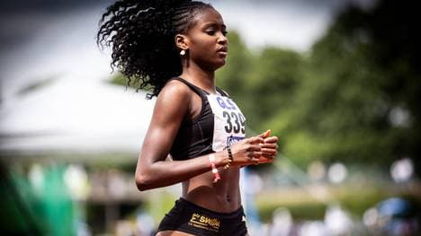 Daryl Ndasi läuft für die LG Stadtwerke München