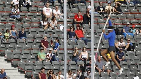 Leichtathletik-Meisterschaften vor Zuschauern
