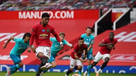 Marcus Rashford traf zum zwischenzeitlichen 2:1