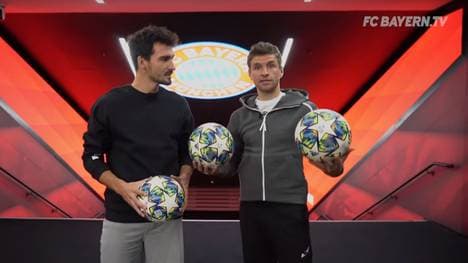 Mats Hummels (l.) und Thomas Müller trafen sich für ihre "ThoMats Challenge" in München