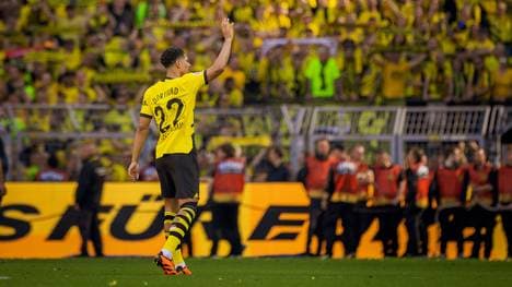 Jude Bellingham verabschiedet sich von den BVB-Fans