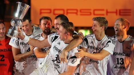 THW Kiel Super Cup Jubel Füchse Berlin