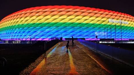 Die Stadt München hoffte auf eine Arena in Regenbogenfarben