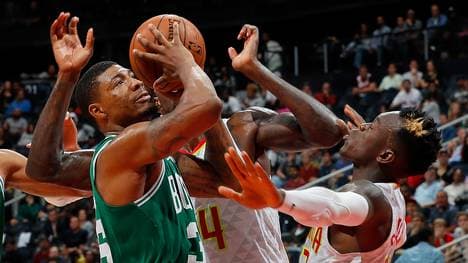 Dennis Schröder und Co. mussten gegen die Boston Celtics eine bittere Niederlage einstecken