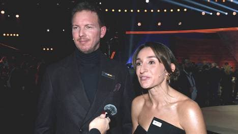 Julian Nagelsmann mit seiner Frau Lena Wurzenberger 