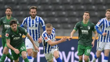 Hertha sichert sich gegen Augsburg einen knappen Sieg
