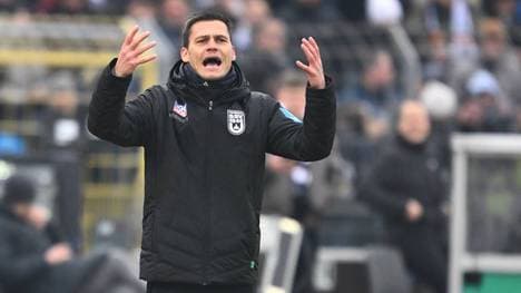 Ulms Cheftrainer Thomas Wörle konnte den Elfmeterpfiff gegen seine Mannschaft nicht nachvollziehen