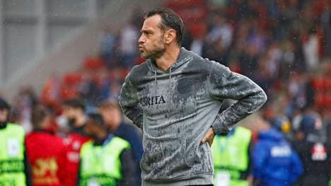 Das DFB-Sportgericht belegte Wiesbaden-Coach Nils Döring mit einem Innenraumverbot