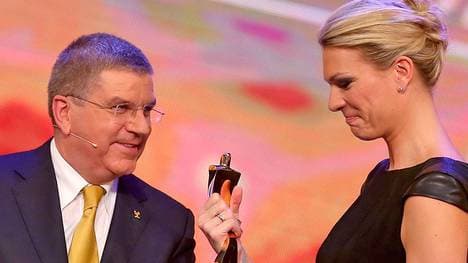 Maria Höfl-Riesch gewann die Wahl zur Sportlerin des Jahres mit großem Abstand