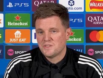 Nick Woltemade und Yoane Wissa kämpfen bei Newcastle United um den Stammplatz in der Sturmspitze. Vor dem Duell mit der PSV Eindhoven sprechen Trainer Eddie Howe und Sven Botman über die beiden Stürmer.