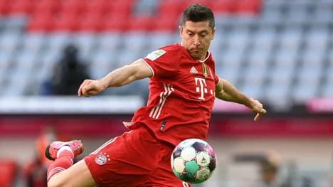 Robert Lewandowski traf am Wochenende zum 40. Mal