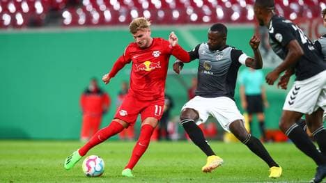 Timo Werner glänzte in der ersten Pokal-Runde