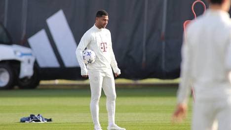 Serge Gnabry ist zurück im Lauftraining